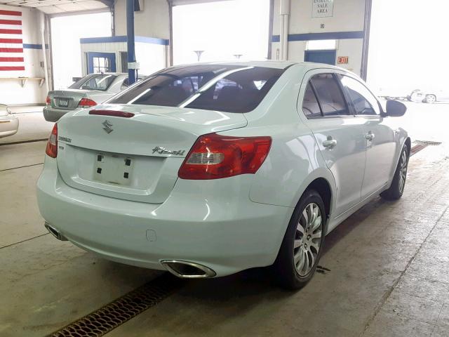 JS2RF9A37A6101186 - 2010 SUZUKI KIZASHI SE WHITE photo 4