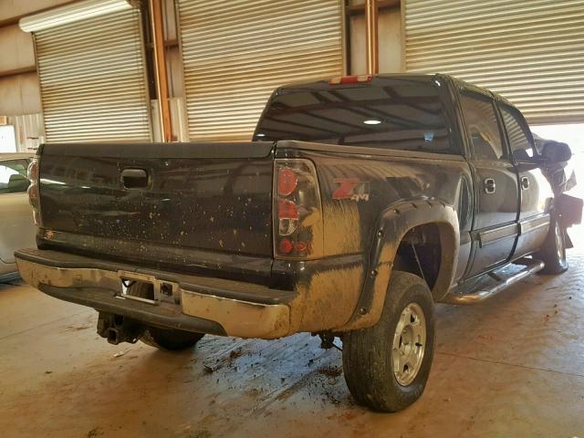 2GCEK13T661101262 - 2006 CHEVROLET SILVERADO BLACK photo 4