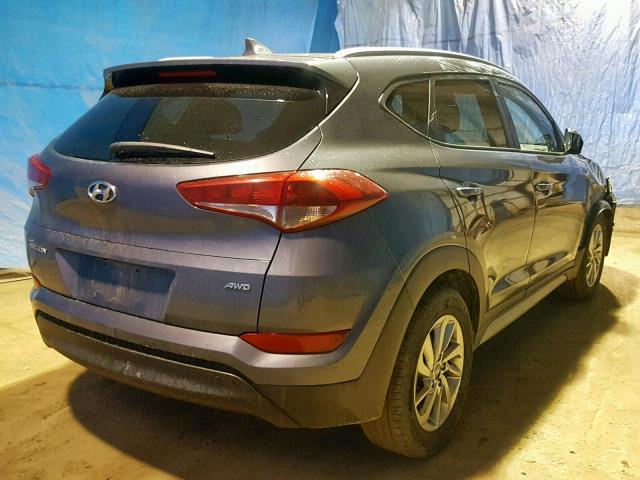 KM8J3CA42JU682996 - 2018 HYUNDAI TUCSON SEL GRAY photo 4