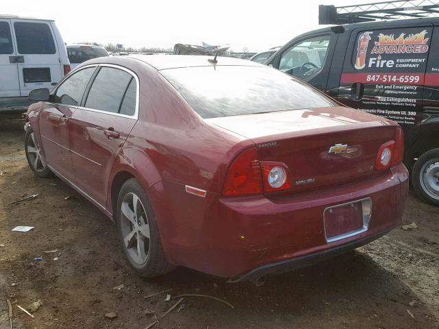 1G1ZJ57B68F273292 - 2008 CHEVROLET MALIBU 2LT BURGUNDY photo 3