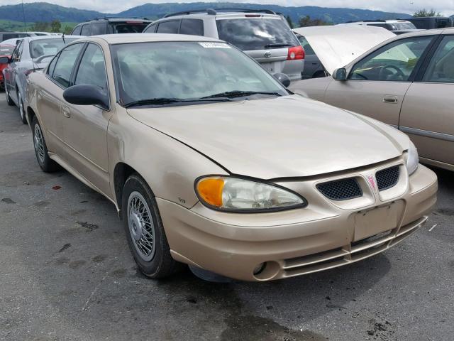 1G2NE52E45M119767 - 2005 PONTIAC GRAND AM S GOLD photo 1