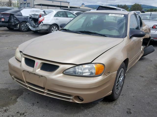 1G2NE52E45M119767 - 2005 PONTIAC GRAND AM S GOLD photo 2