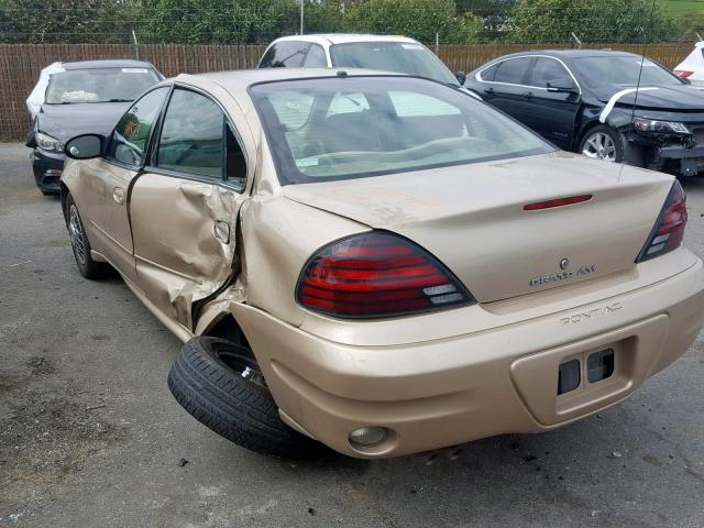 1G2NE52E45M119767 - 2005 PONTIAC GRAND AM S GOLD photo 3
