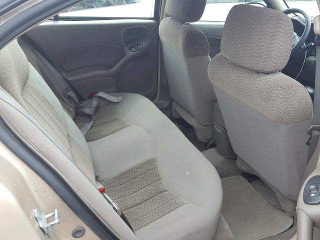 1G2NE52E45M119767 - 2005 PONTIAC GRAND AM S GOLD photo 6