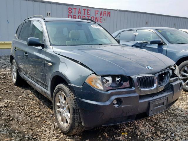 WBXPA73464WC40892 - 2004 BMW X3 2.5I GRAY photo 1