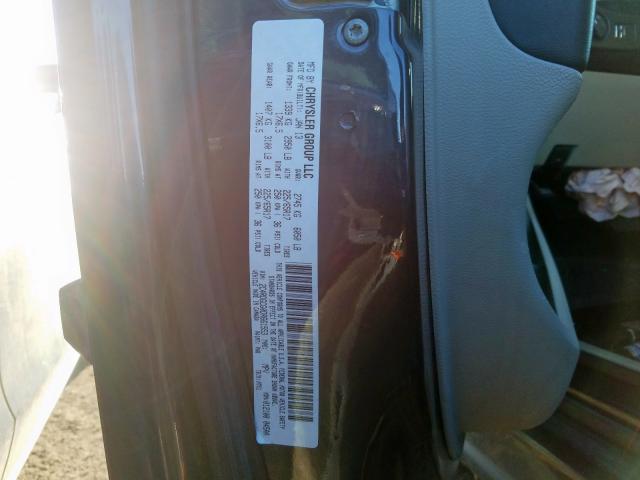 2C4RDGCG0DR661553 - 2013 DODGE GRAND CARAVAN SXT  photo 10