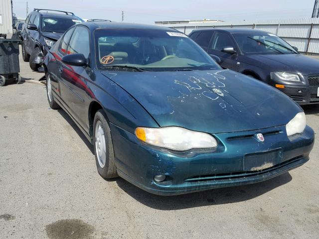 2G1WX15K619290492 - 2001 CHEVROLET MONTE CARL GREEN photo 1