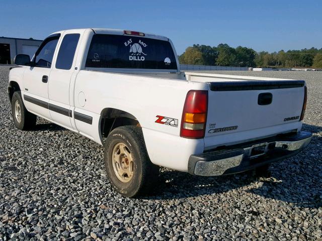 2GCEK19TX21429267 - 2002 CHEVROLET SILVERADO WHITE photo 3