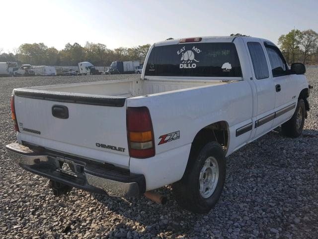 2GCEK19TX21429267 - 2002 CHEVROLET SILVERADO WHITE photo 4