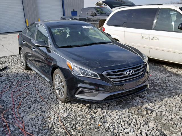 5NPE34AF6HH459684 - 2017 HYUNDAI SONATA SPO BLACK photo 1