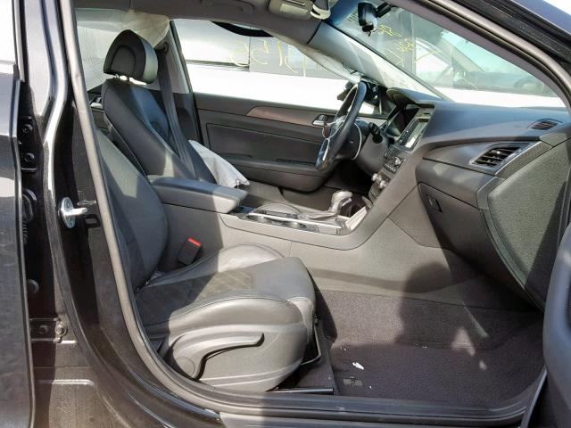 5NPE34AF6HH459684 - 2017 HYUNDAI SONATA SPO BLACK photo 5