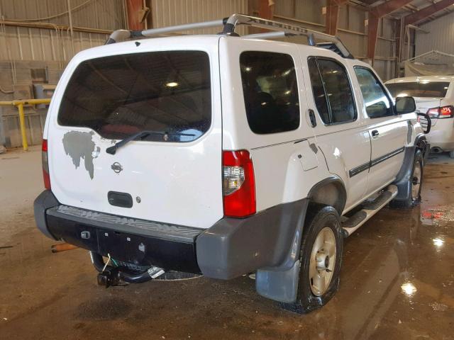 5N1ED28Y31C528689 - 2001 NISSAN XTERRA XE WHITE photo 4