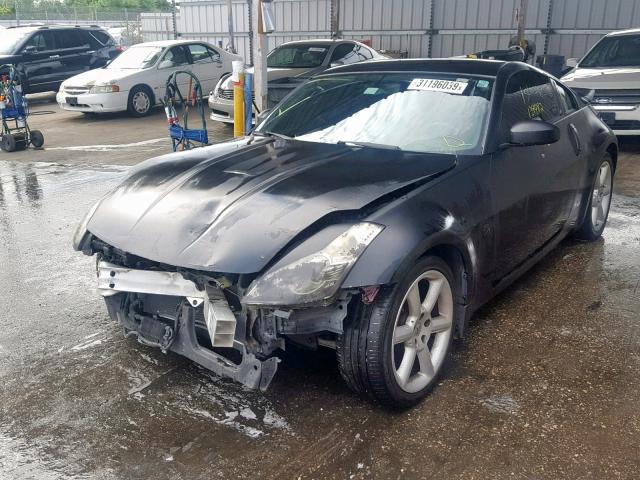 JN1AZ34D46M301383 - 2006 NISSAN 350Z COUPE BLACK photo 2