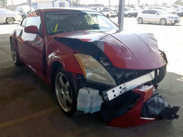 JN1AZ34D65M608892 - 2005 NISSAN 350Z COUPE RED photo 1