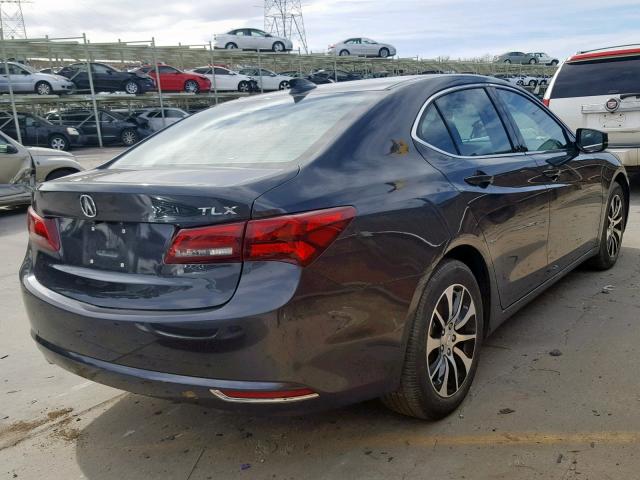 19UUB1F54GA012422 - 2016 ACURA TLX TECH GRAY photo 4