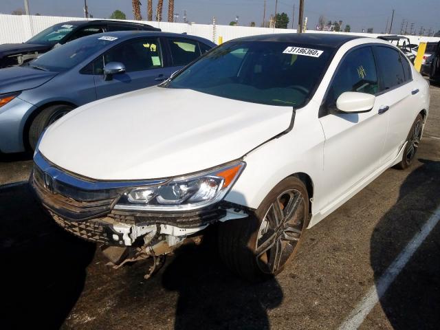 1HGCR2F62HA001653 - 2017 HONDA ACCORD SPORT  photo 2