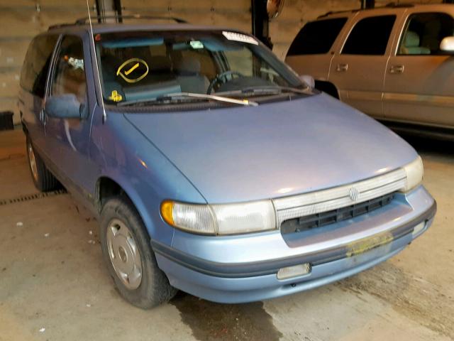 4M2DV11W1PDK03469 - 1993 MERCURY VILLAGER BLUE photo 1