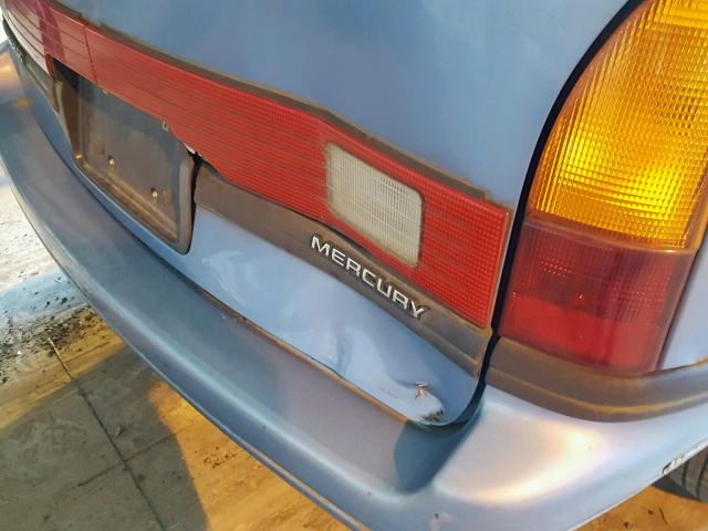 4M2DV11W1PDK03469 - 1993 MERCURY VILLAGER BLUE photo 9