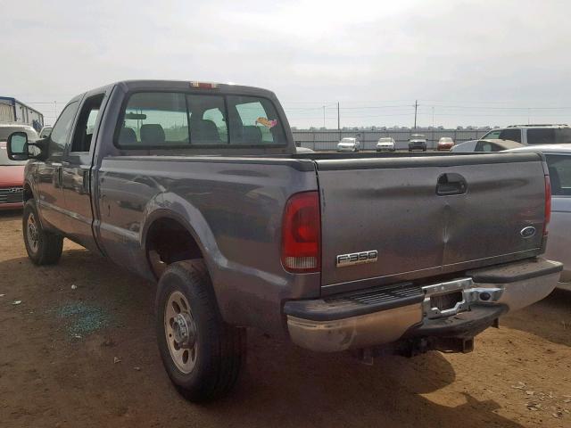 1FTWW31P46ED82728 - 2006 FORD F350 SRW S GRAY photo 3