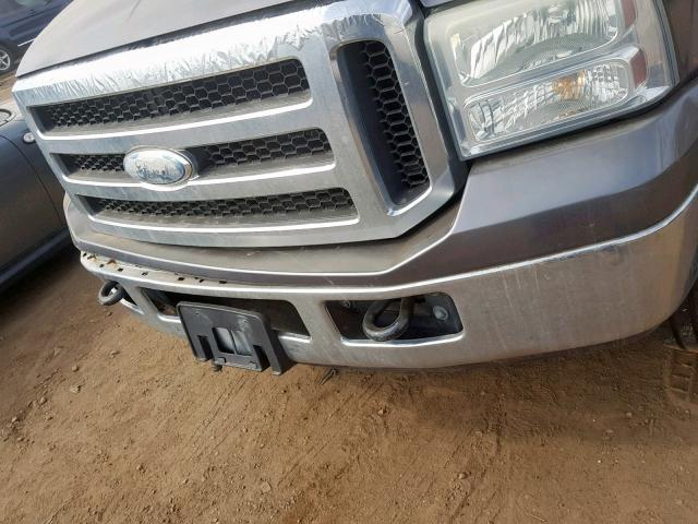 1FTWW31P46ED82728 - 2006 FORD F350 SRW S GRAY photo 9