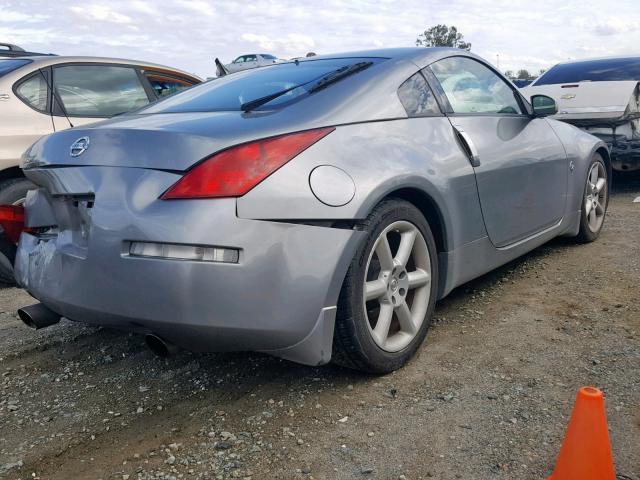 JN1AZ34D04T166356 - 2004 NISSAN 350Z COUPE GRAY photo 4