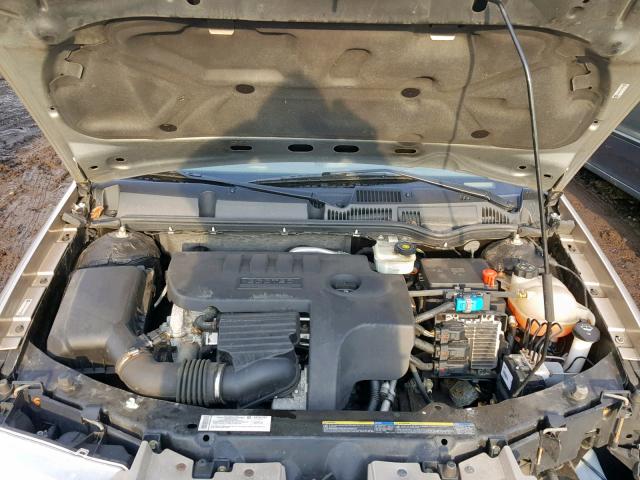 1G8AL58F07Z165886 - 2007 SATURN ION LEVEL BEIGE photo 7