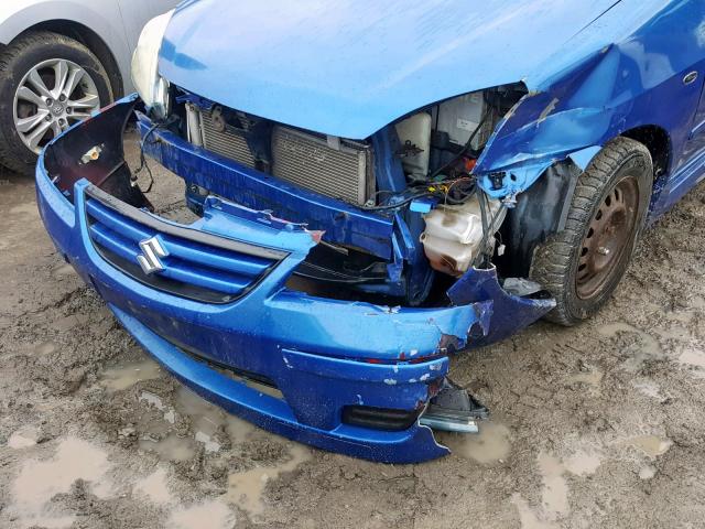 JS2RC62H165351036 - 2006 SUZUKI AERIO BLUE photo 9