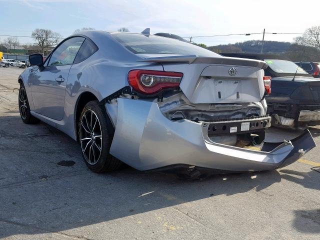 JF1ZNAA15H8700198 - 2017 TOYOTA 86 BASE GRAY photo 3