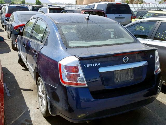 3N1AB6AP9BL622215 - 2011 NISSAN SENTRA 2.0 BLUE photo 3