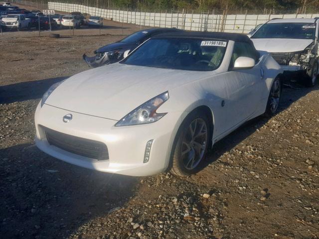 JN1AZ4FH6EM621342 - 2014 NISSAN 370Z BASE WHITE photo 2