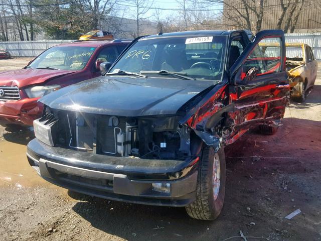 1GCJTCFE2C8137852 - 2012 CHEVROLET COLORADO L BLACK photo 2