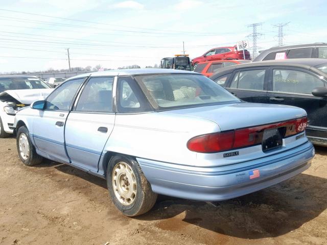 1MELM534XNG653199 - 1992 MERCURY SABLE LS BLUE photo 3