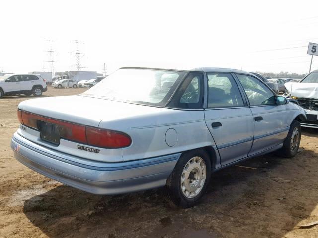 1MELM534XNG653199 - 1992 MERCURY SABLE LS BLUE photo 4