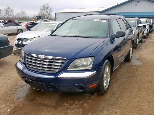 2C4GM684X4R640127 - 2004 CHRYSLER PACIFICA BLUE photo 2