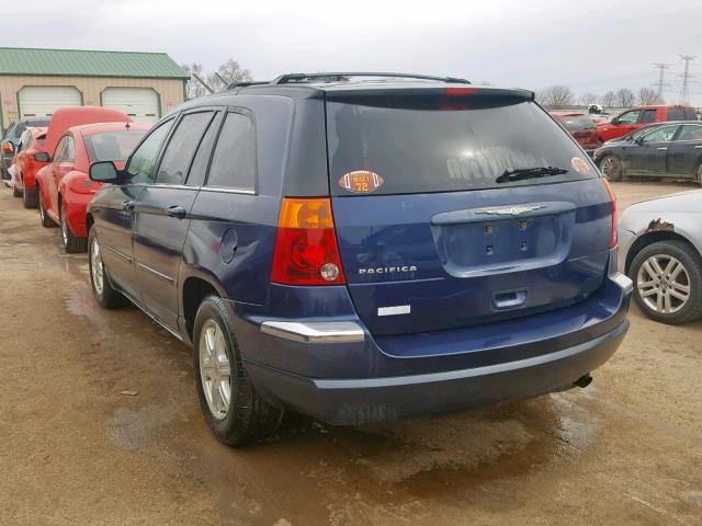 2C4GM684X4R640127 - 2004 CHRYSLER PACIFICA BLUE photo 3