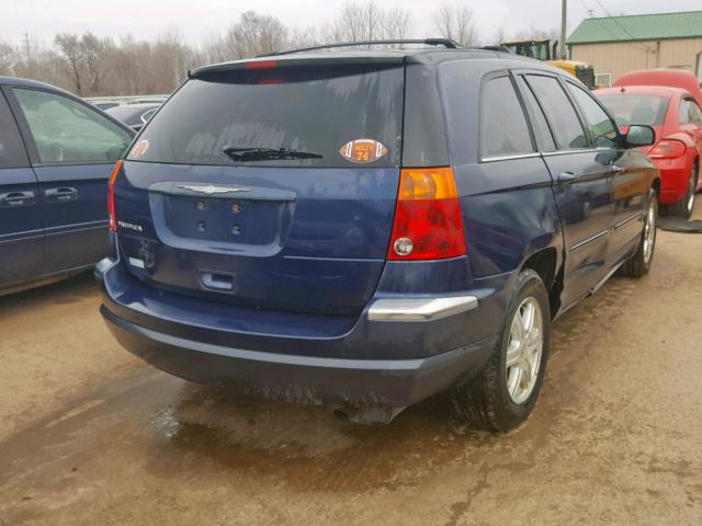 2C4GM684X4R640127 - 2004 CHRYSLER PACIFICA BLUE photo 4