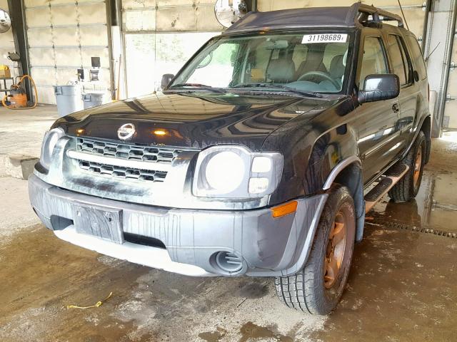 5N1ED28T34C606185 - 2004 NISSAN XTERRA XE BLACK photo 2