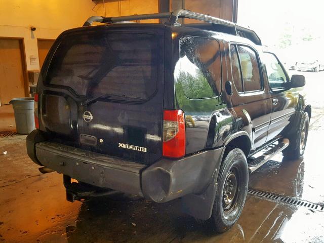 5N1ED28T34C606185 - 2004 NISSAN XTERRA XE BLACK photo 4