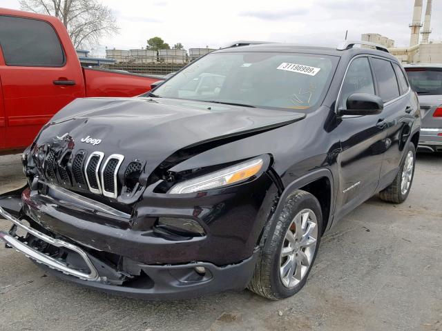 1C4PJLDB0GW110434 - 2016 JEEP CHEROKEE L BLACK photo 2