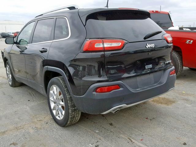 1C4PJLDB0GW110434 - 2016 JEEP CHEROKEE L BLACK photo 3