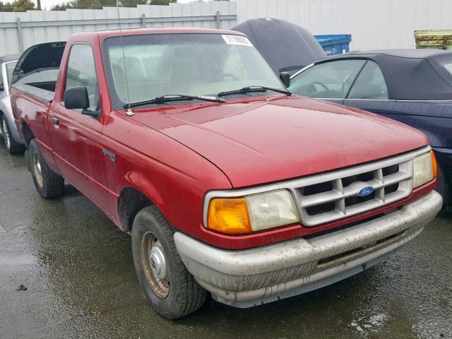 1FTCR10A0PTA30142 - 1993 FORD RANGER RED photo 1