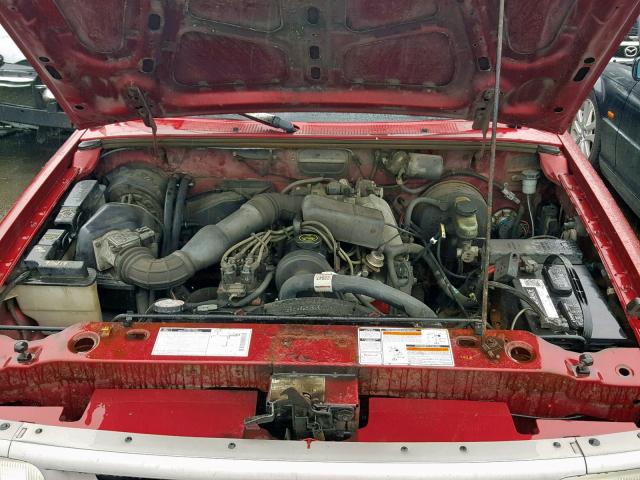 1FTCR10A0PTA30142 - 1993 FORD RANGER RED photo 7