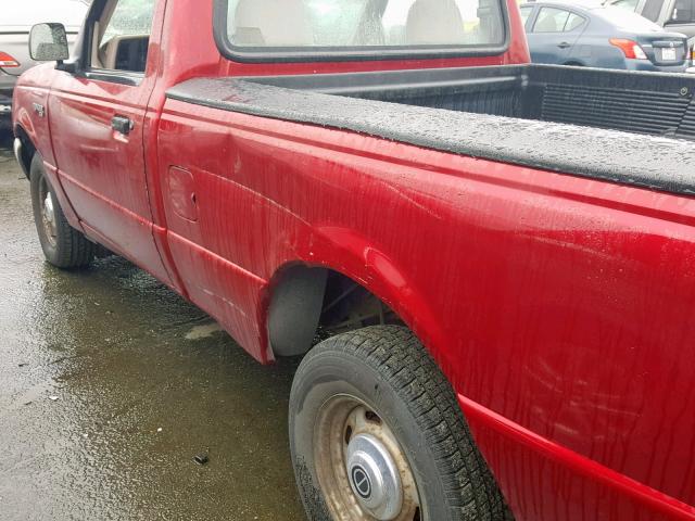 1FTCR10A0PTA30142 - 1993 FORD RANGER RED photo 9