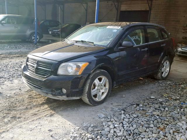 1B3HB48B97D259164 - 2007 DODGE CALIBER SX BLACK photo 2