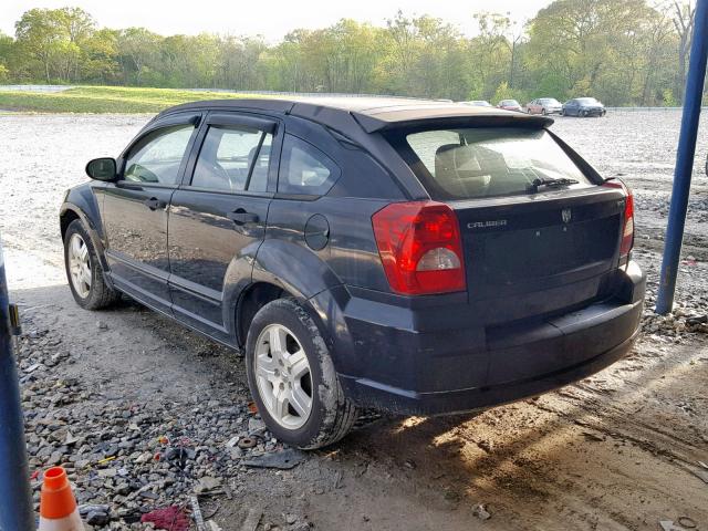 1B3HB48B97D259164 - 2007 DODGE CALIBER SX BLACK photo 3