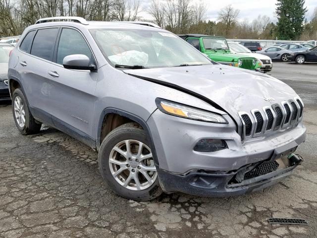 1C4PJMCB0JD502954 - 2018 JEEP CHEROKEE L SILVER photo 1