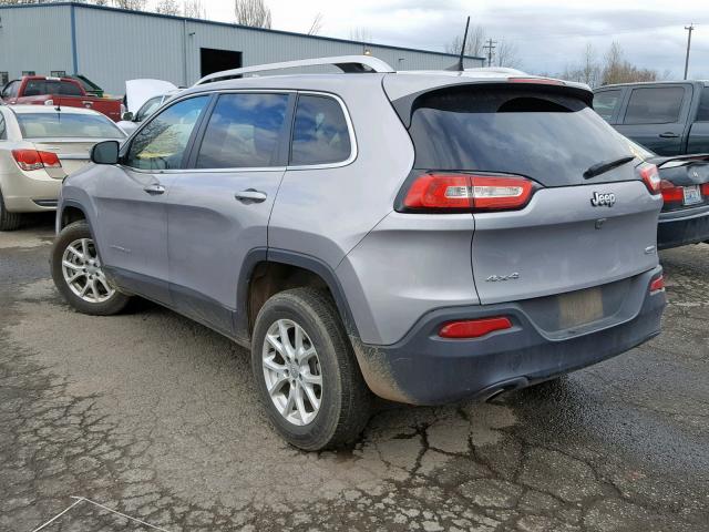 1C4PJMCB0JD502954 - 2018 JEEP CHEROKEE L SILVER photo 3