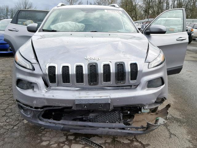 1C4PJMCB0JD502954 - 2018 JEEP CHEROKEE L SILVER photo 7