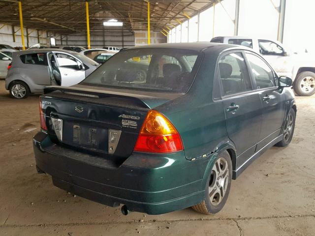 JS2RA41S425109634 - 2002 SUZUKI AERIO S GREEN photo 4