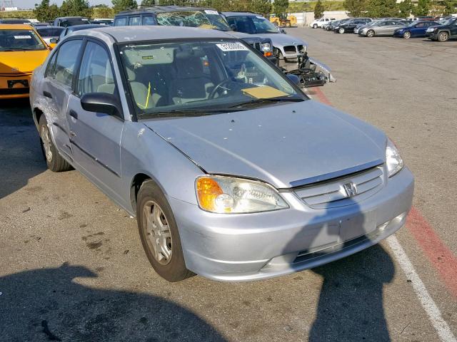 2HGES16211H507888 - 2001 HONDA CIVIC DX SILVER photo 1